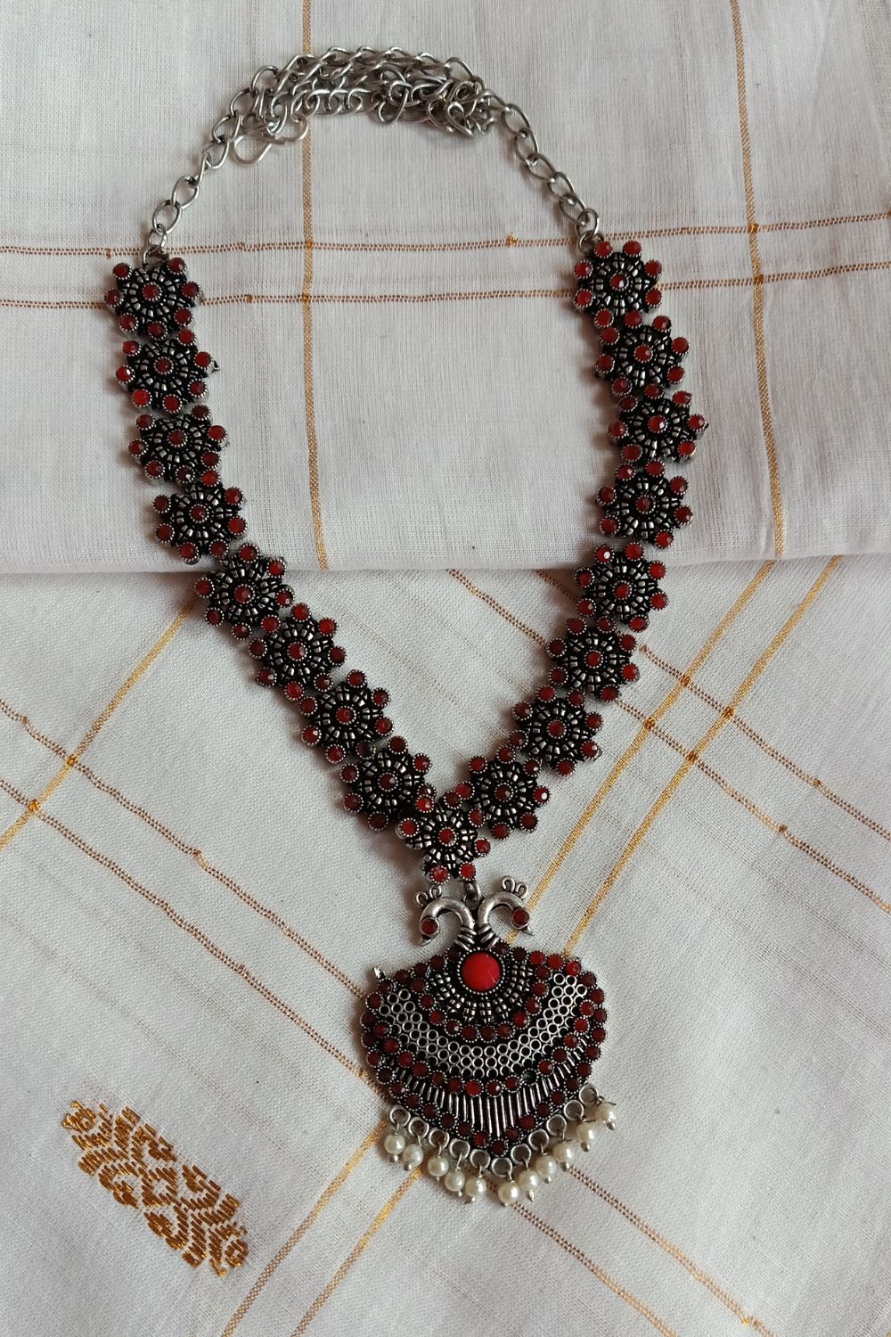 Darshana - Premium Quality Oxidised Collar Necklace Set
