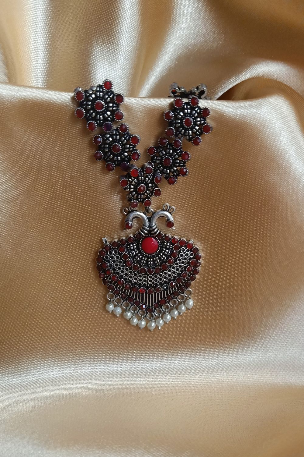 Darshana - Premium Quality Oxidised Collar Necklace Set