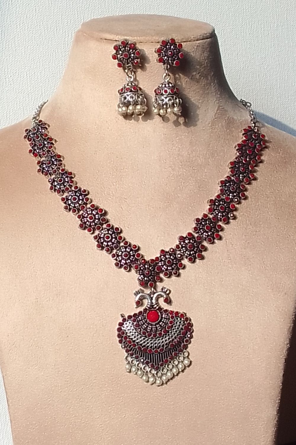 Darshana - Premium Quality Oxidised Collar Necklace Set