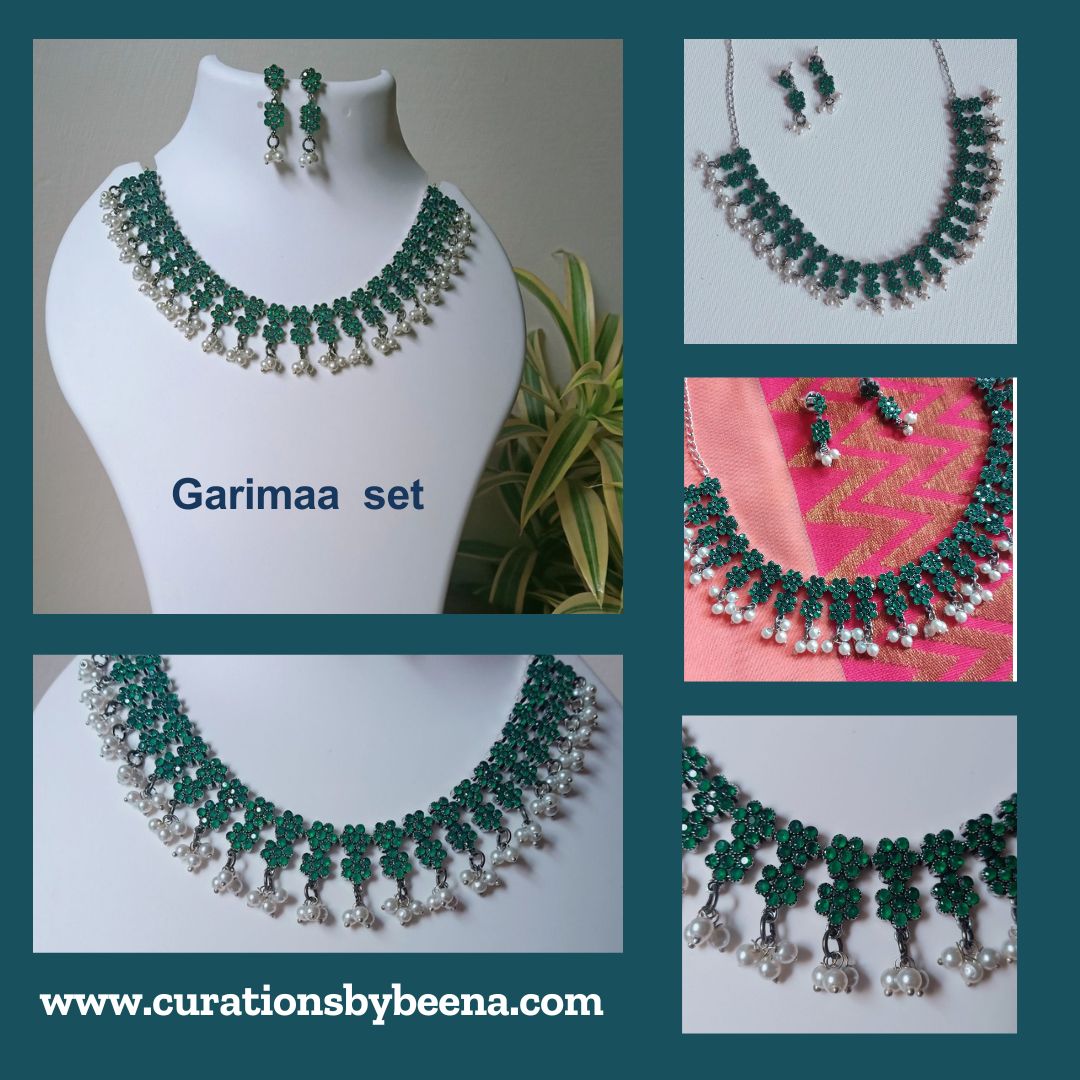 Garimaa - Premium Quality Oxidised Collar Necklace Set