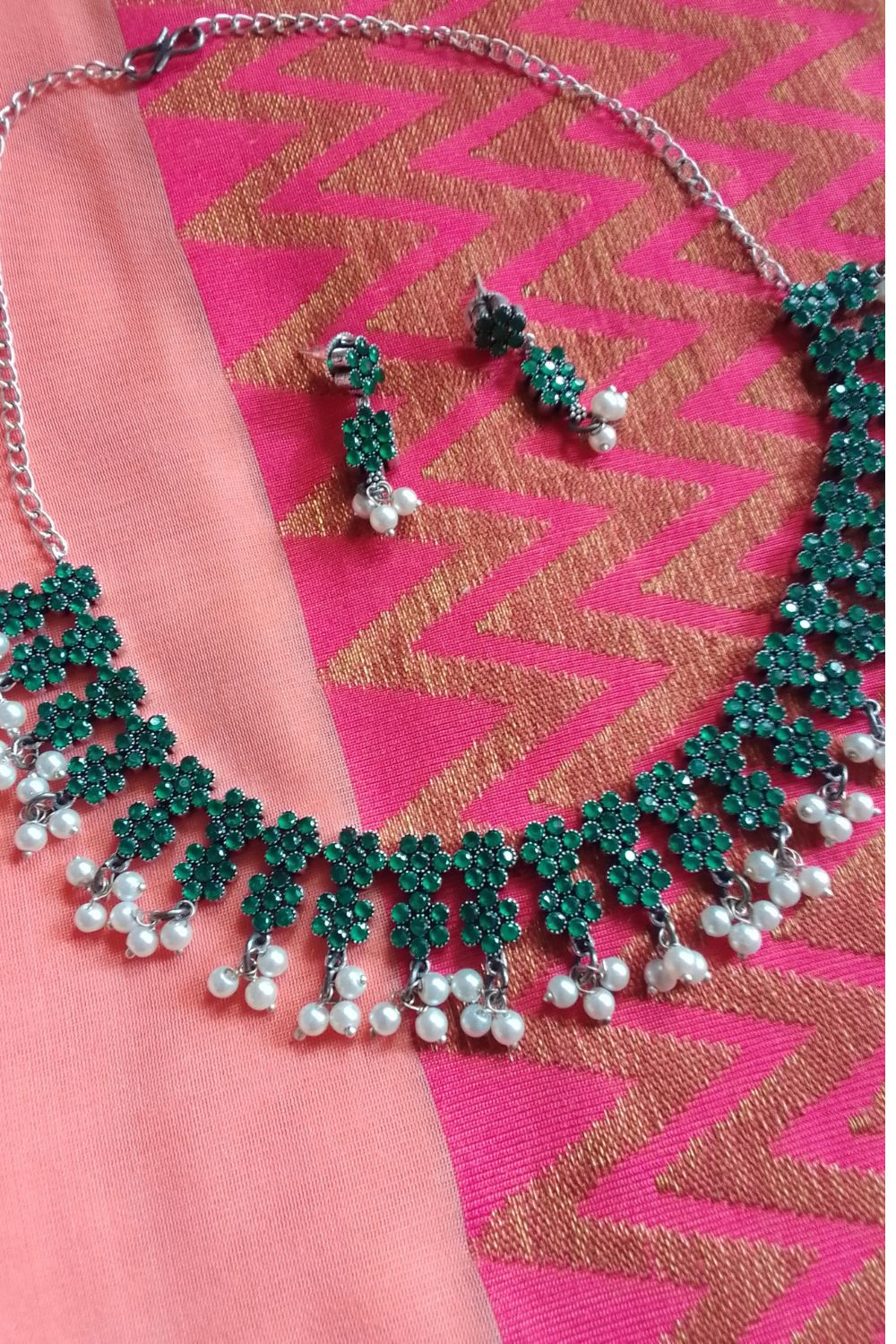 Garimaa - Premium Quality Oxidised Collar Necklace Set