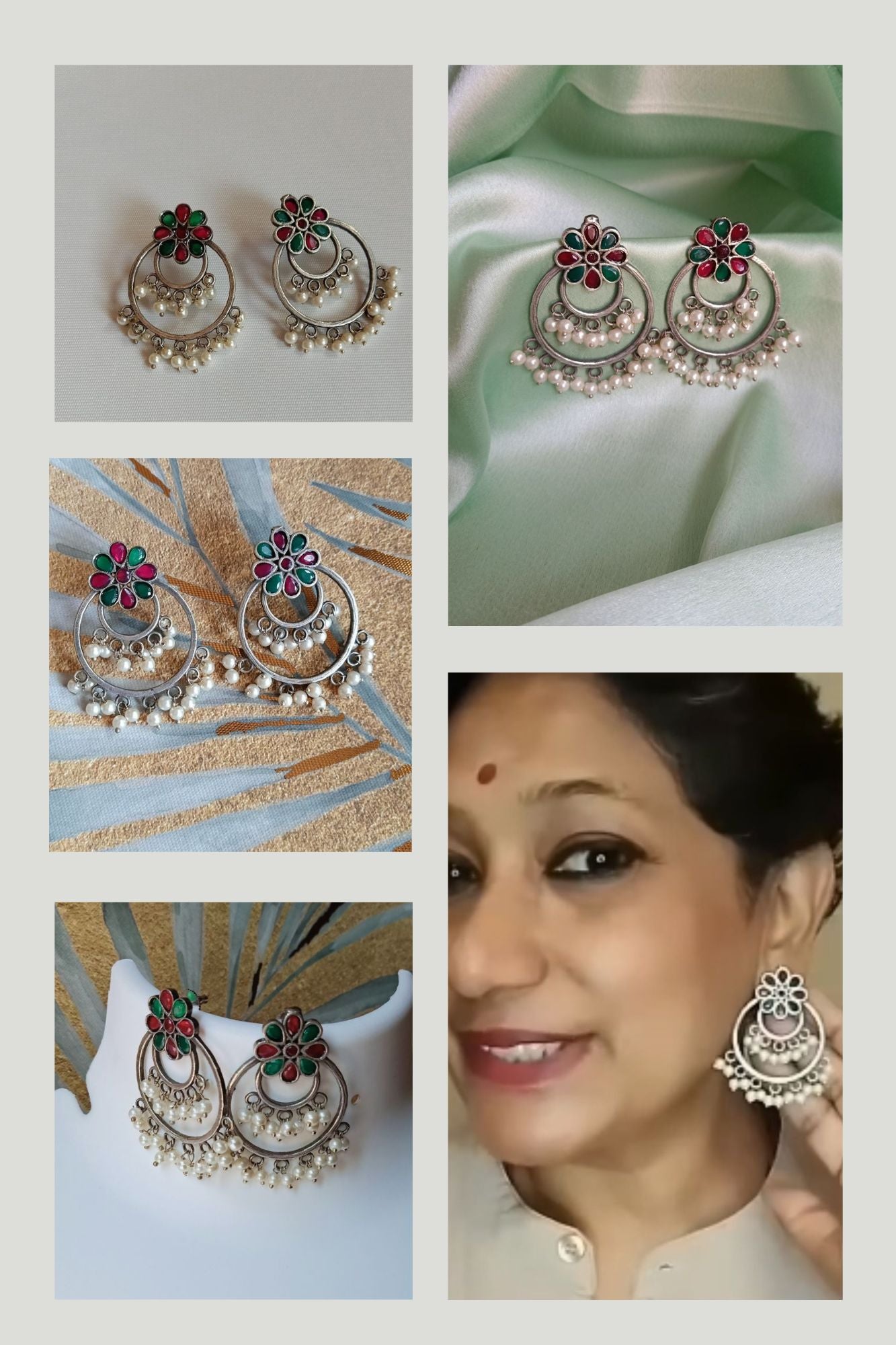 Adhira - Premium Quality Oxidised Chandbali