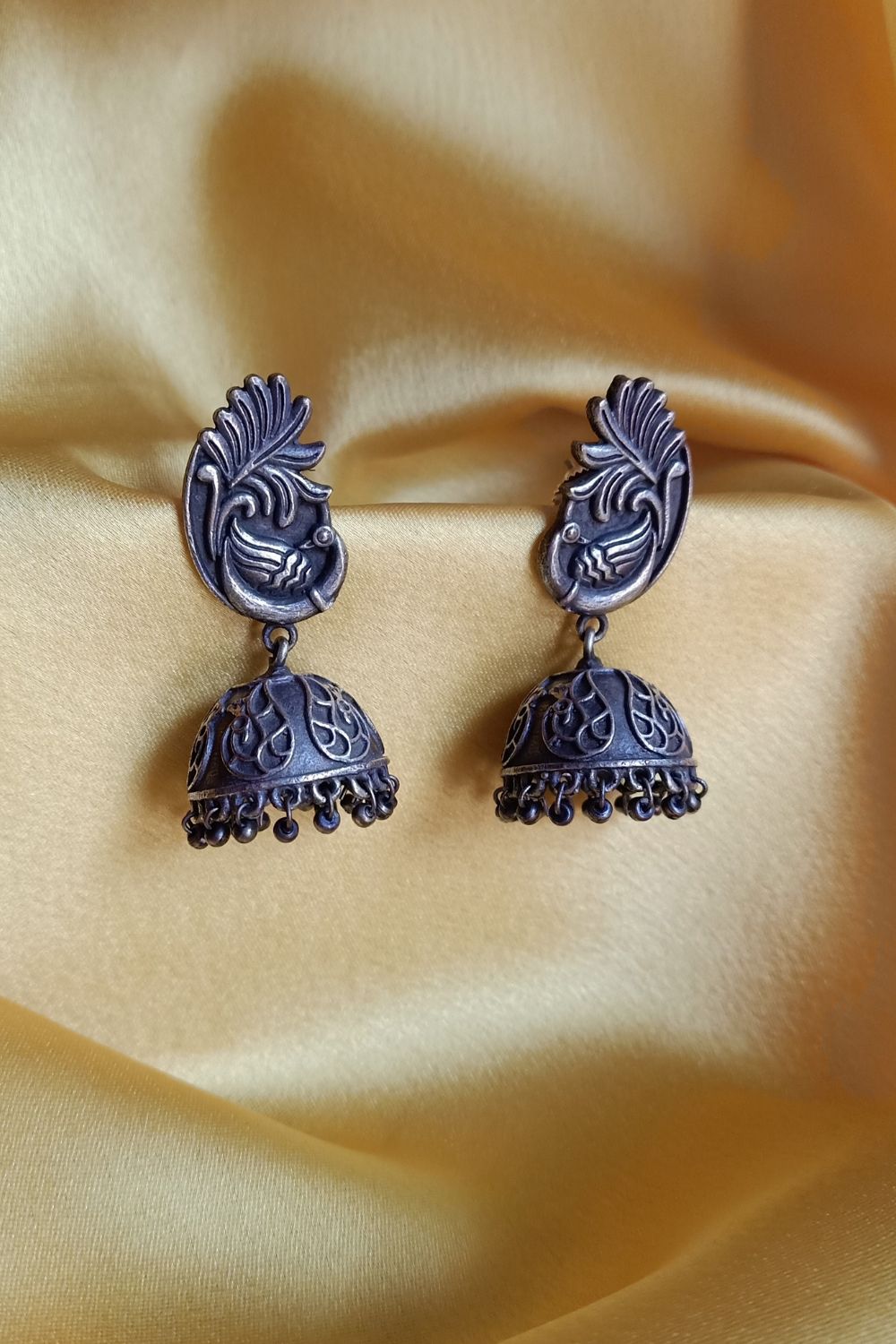 Avantika - Premium Quality Oxidised Jhumki