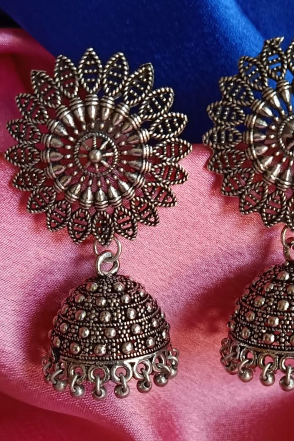 Chhavi - Oxidised Jhumki