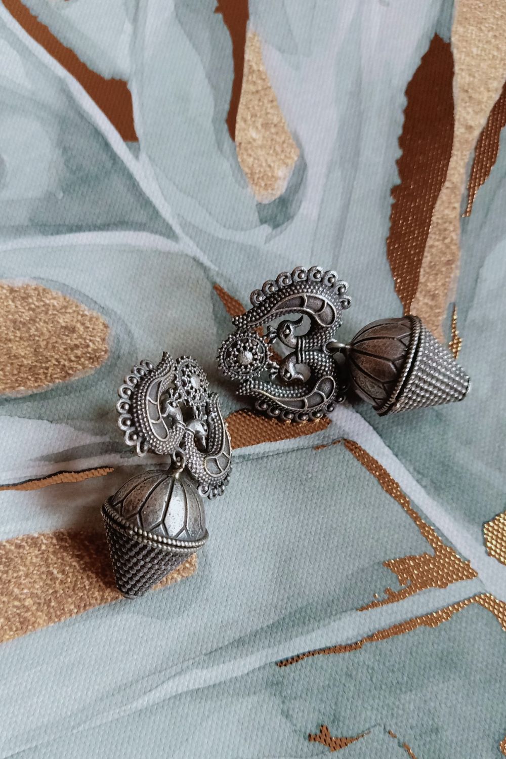 Daivya - Premium Quality Oxidised Jhumki