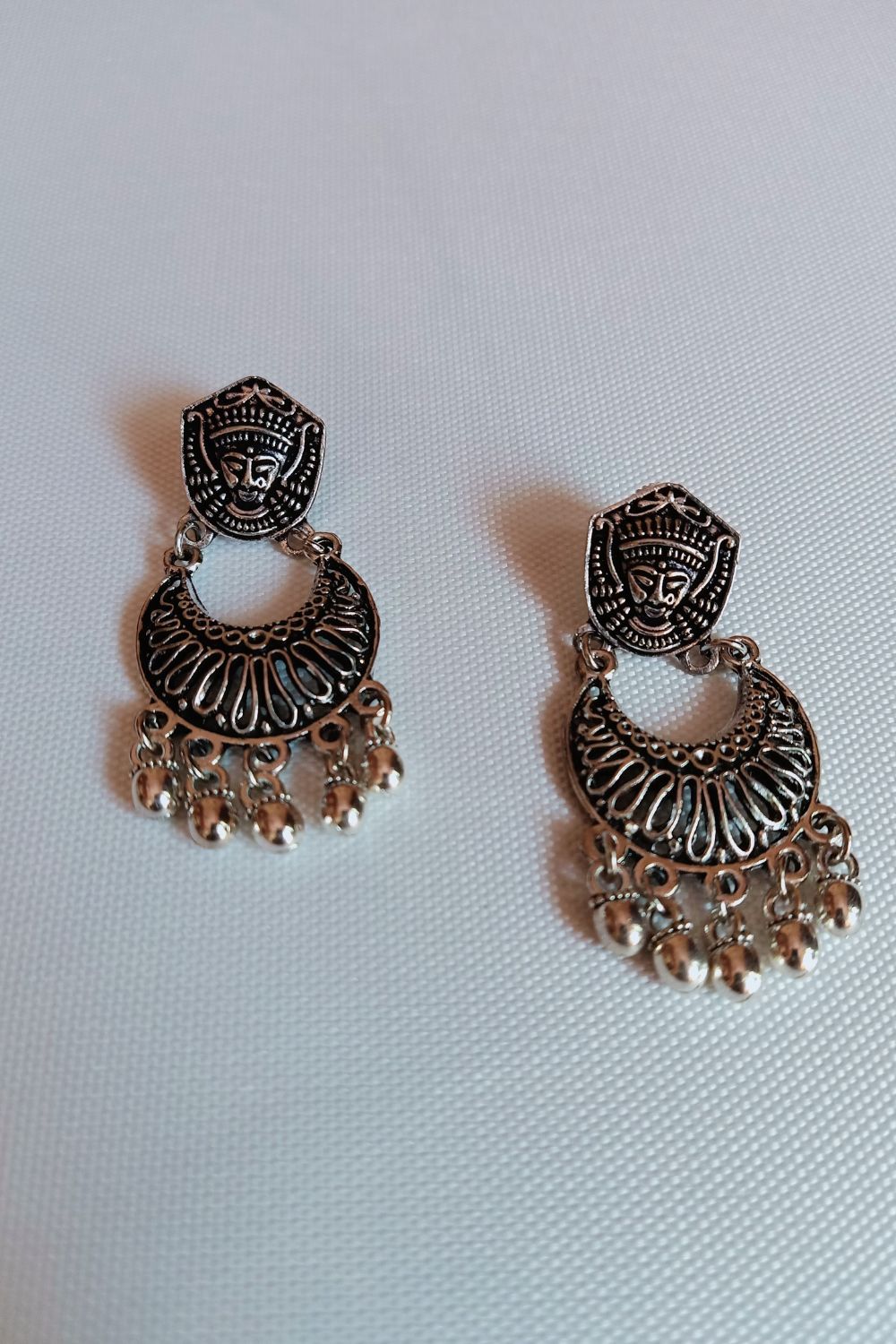 Devina - Oxidised Chandbali