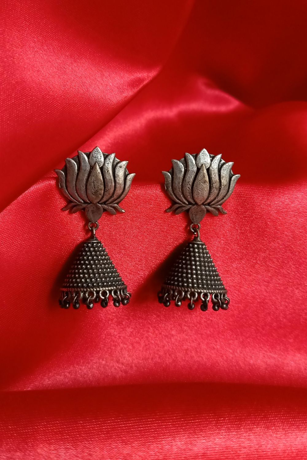 Dhurva - Premium Quality Oxidised Jhumki