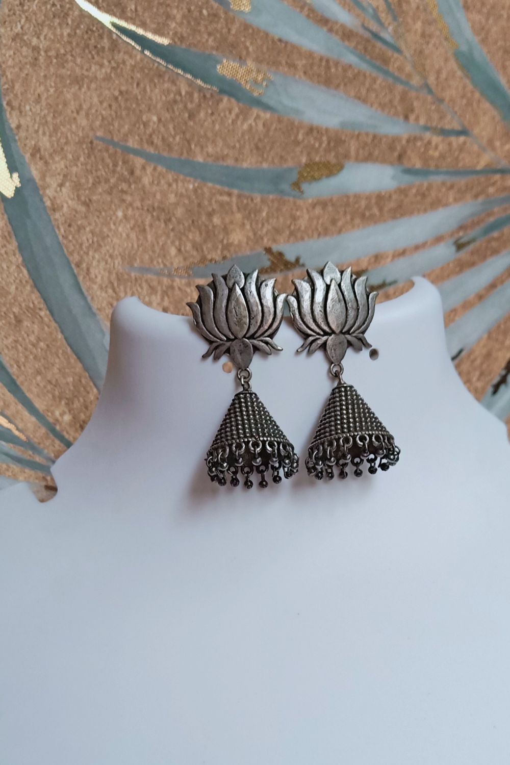 Dhurva - Premium Quality Oxidised Jhumki