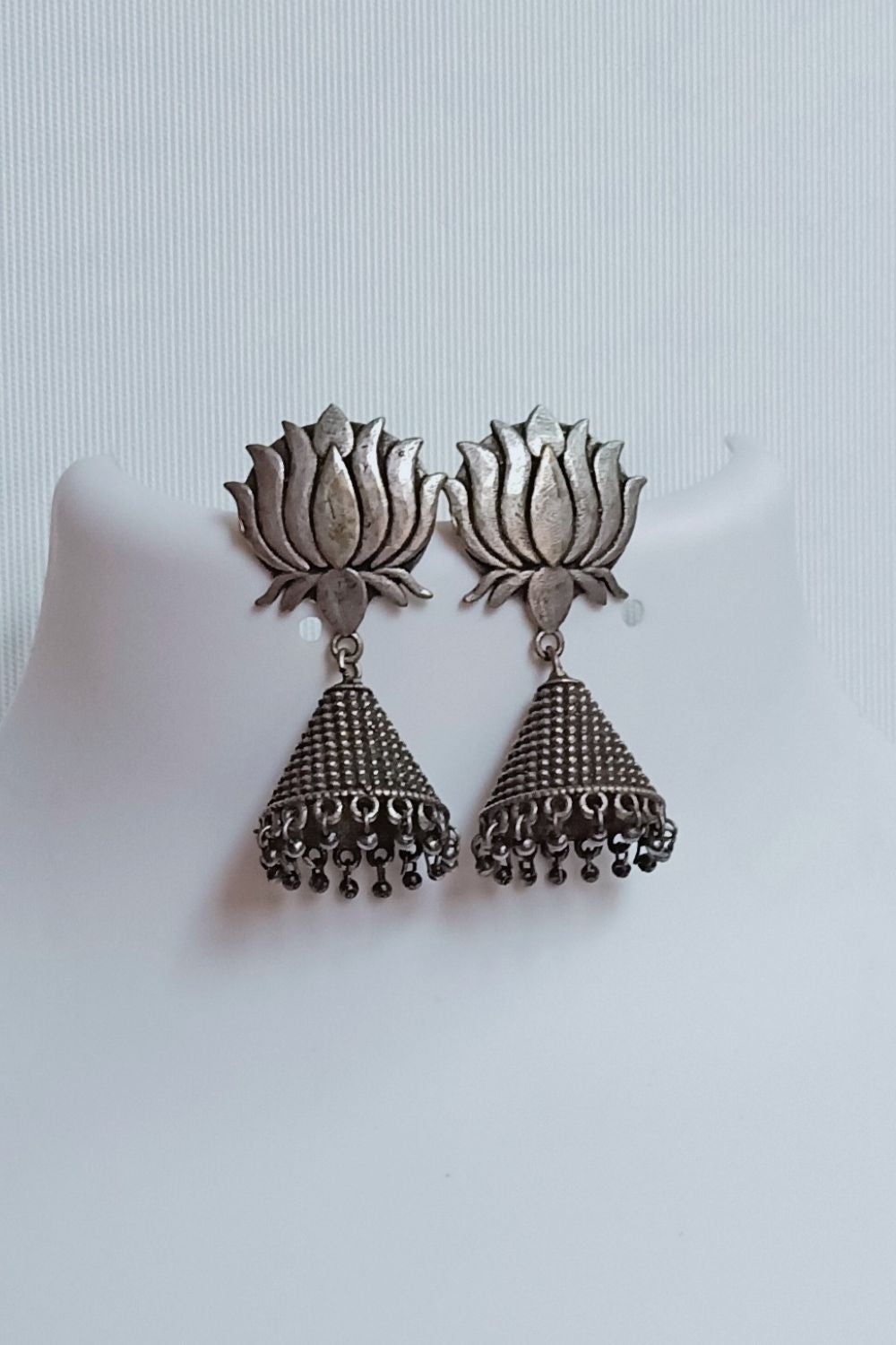 Dhurva - Premium Quality Oxidised Jhumki