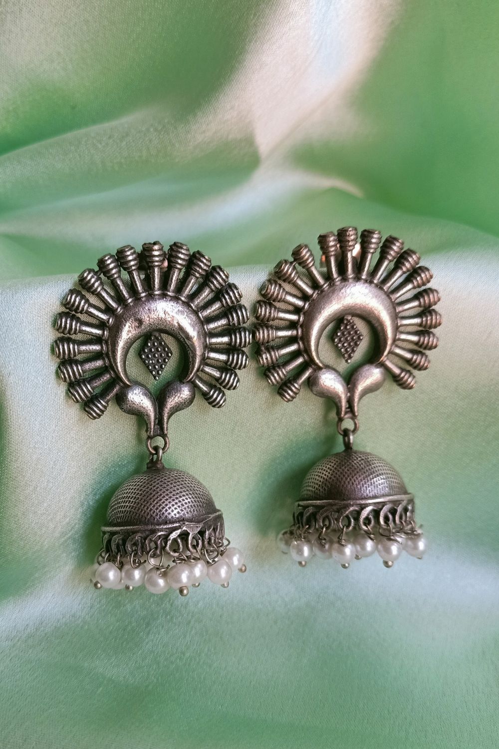 Esha - Premium Quality Oxidised Jhumki