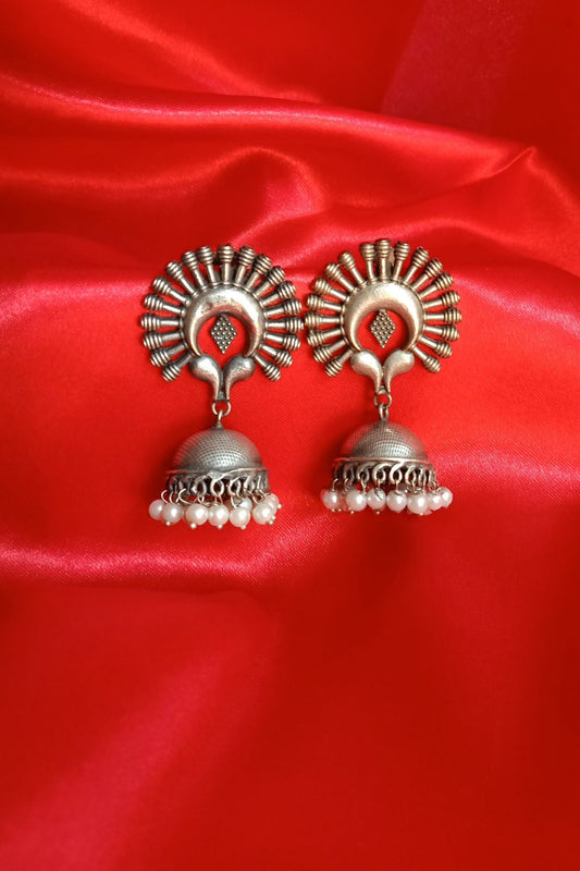 Esha - Premium Quality Oxidised Jhumki