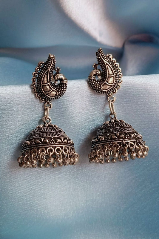 Gracie - Oxidised Jhumki