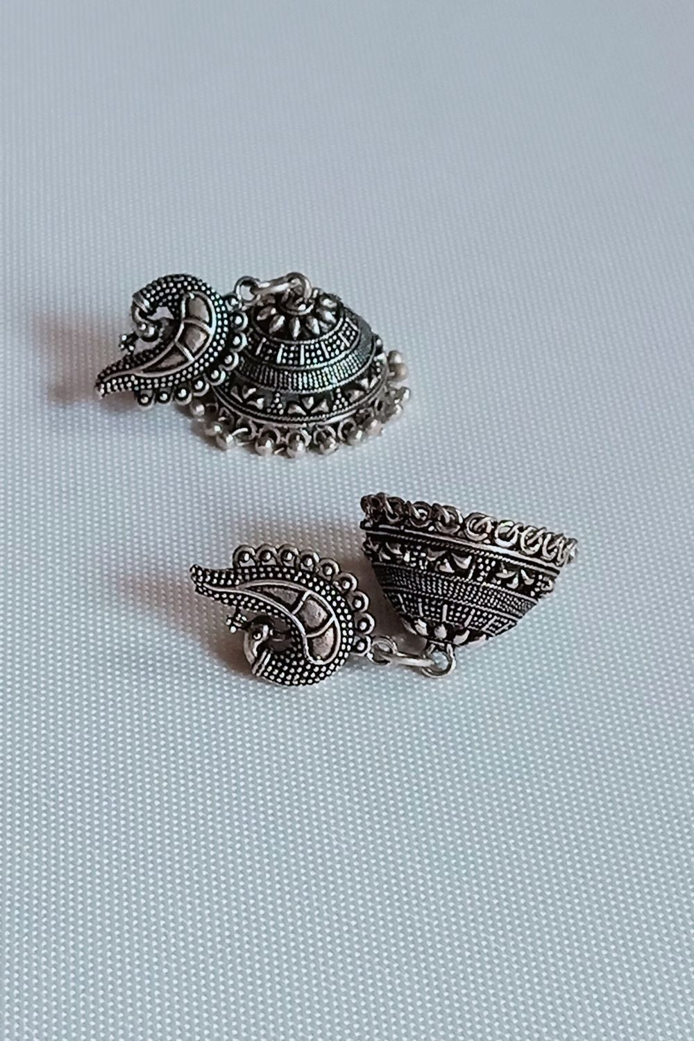 Gracie - Oxidised Jhumki