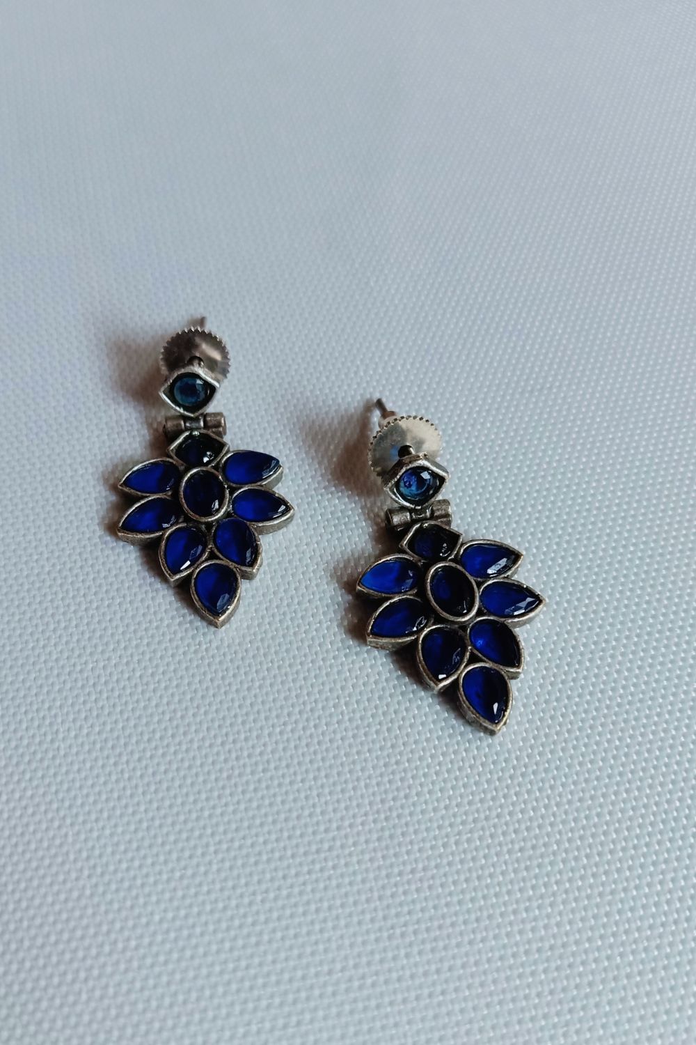 Indu (Blue) - Premium Quality Oxidised Dangler