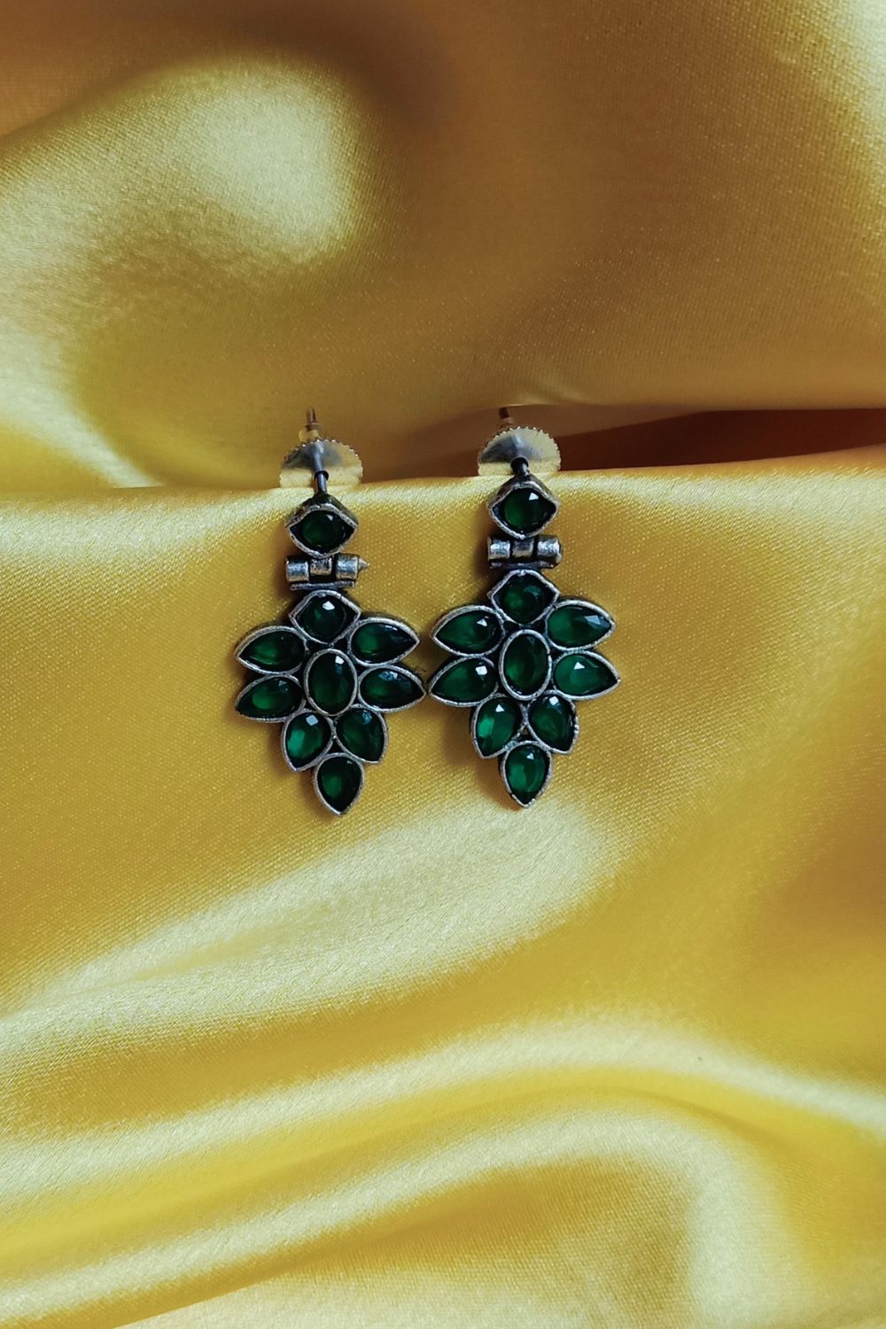 Indu (Green) - Premium Quality Oxidised Dangler