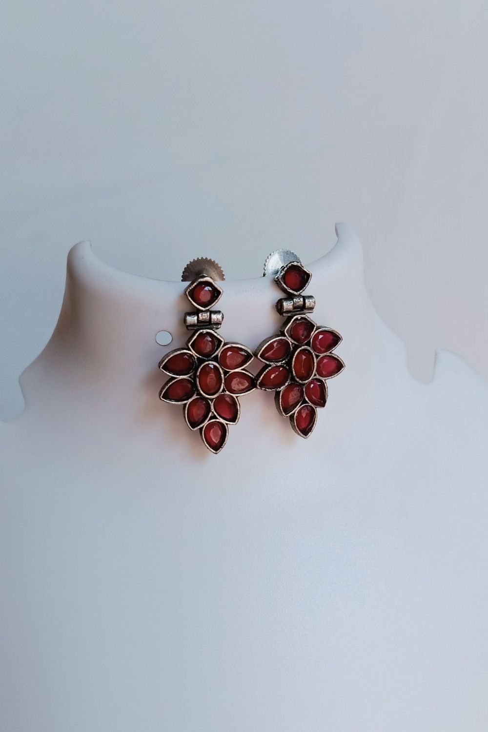 Indu (Red) - Premium Quality Oxidised Dangler