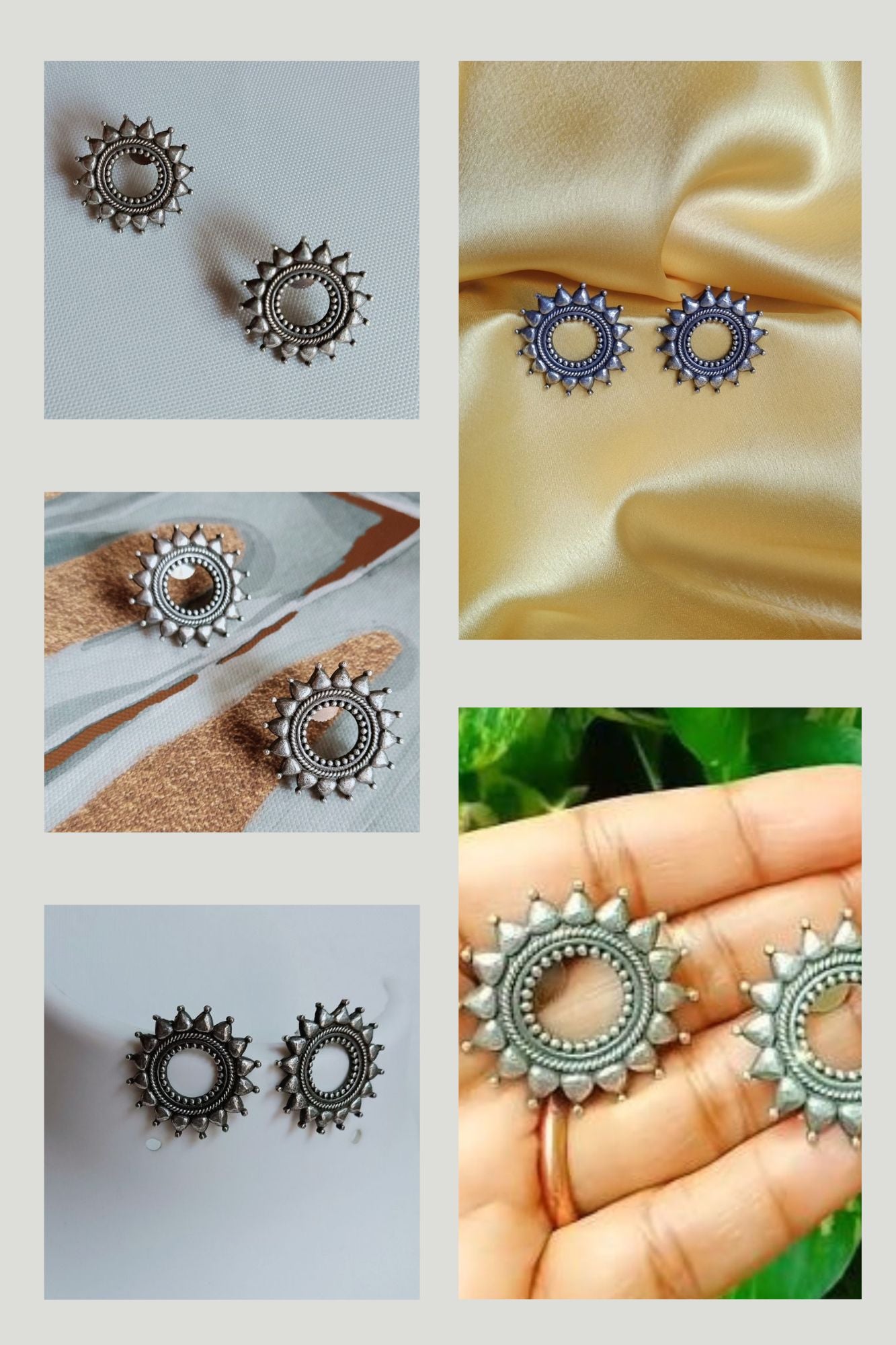 Jyoti - Premium Quality Oxidised Stud