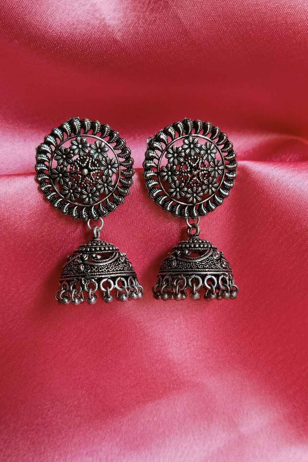 Namrata - Oxidised Jhumki