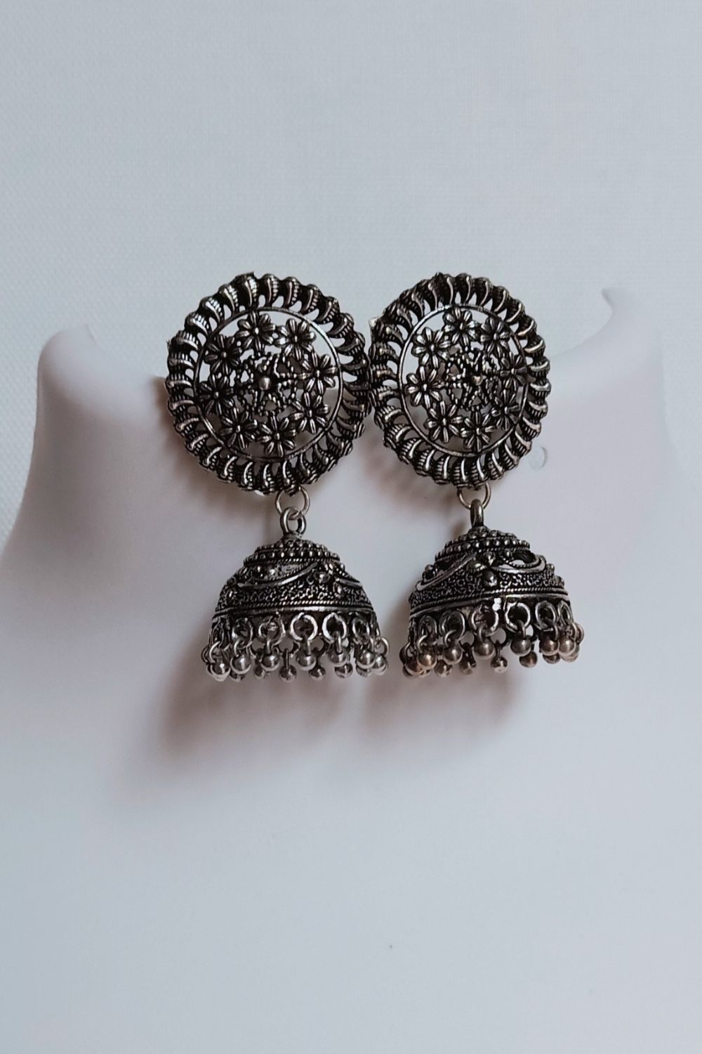 Namrata - Oxidised Jhumki