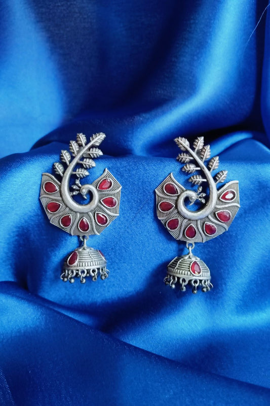 Nikhila - Premium Quality Oxidised Jhumki