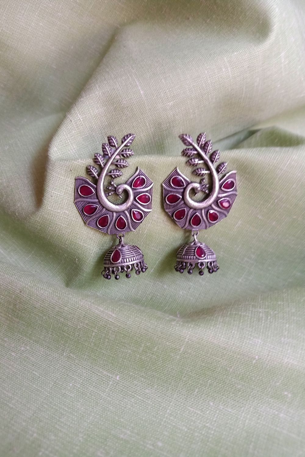 Nikhila - Premium Quality Oxidised Jhumki