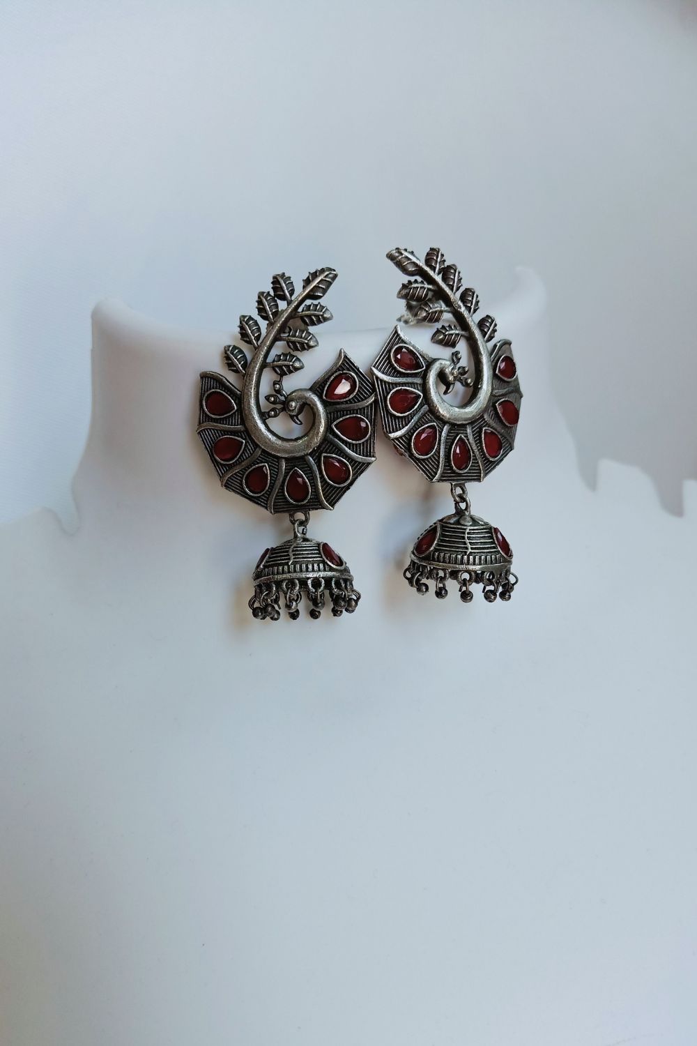 Nikhila - Premium Quality Oxidised Jhumki