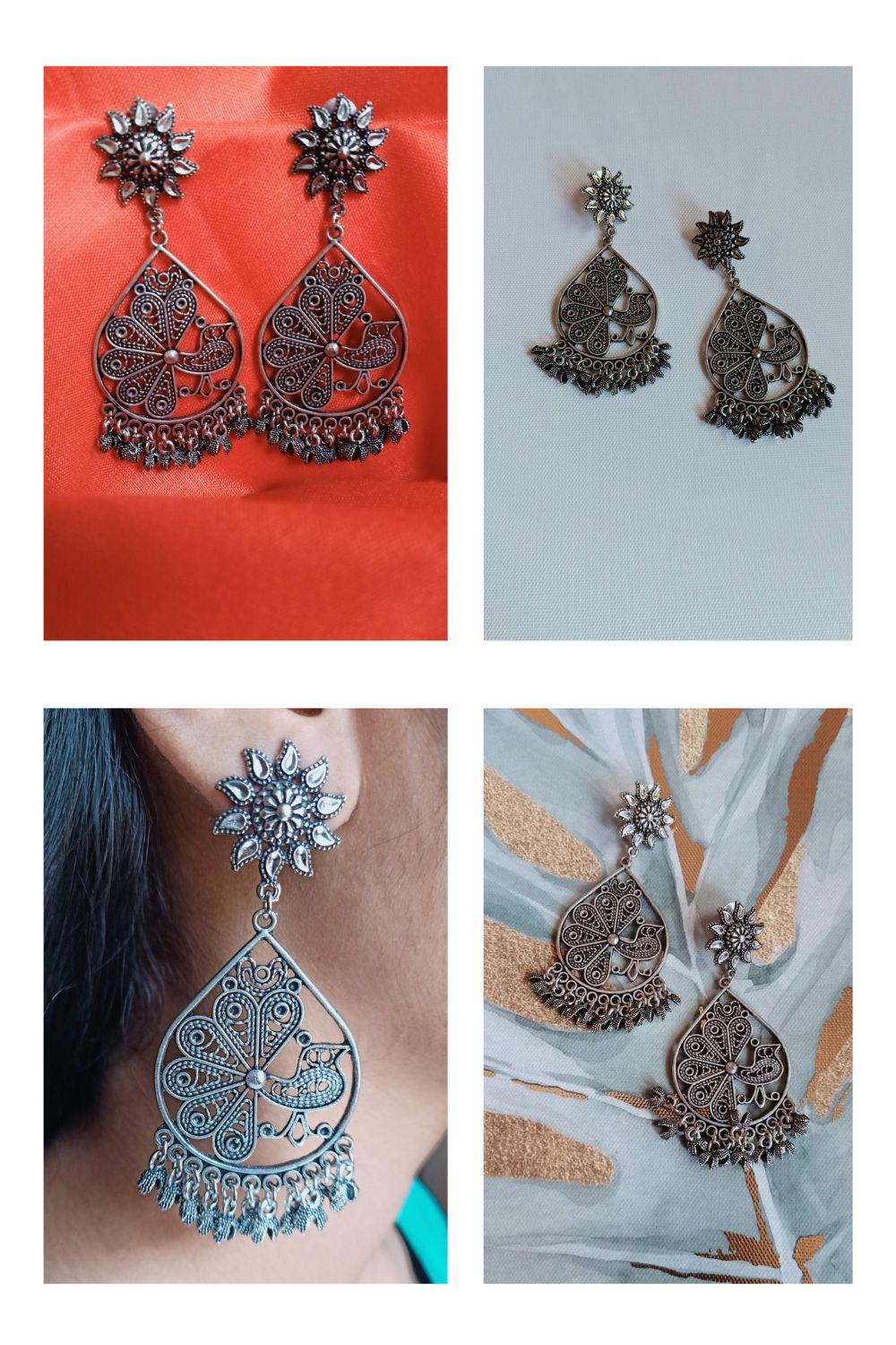 Pakhii - Oxidised Dangler