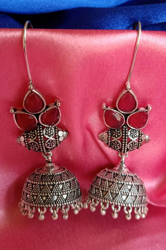 Priyanshi - Oxidised Jhumki