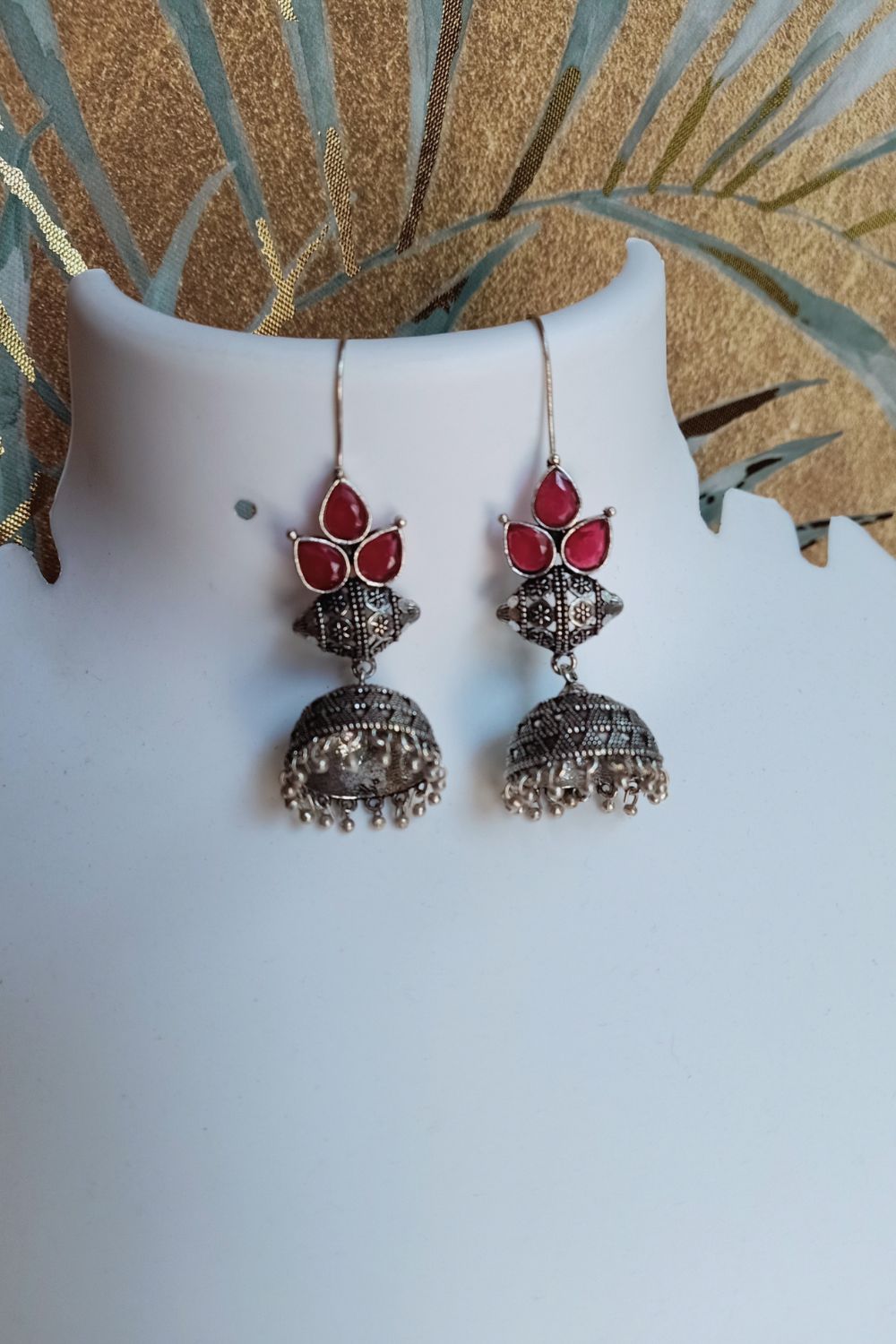 Priyanshi - Oxidised Jhumki