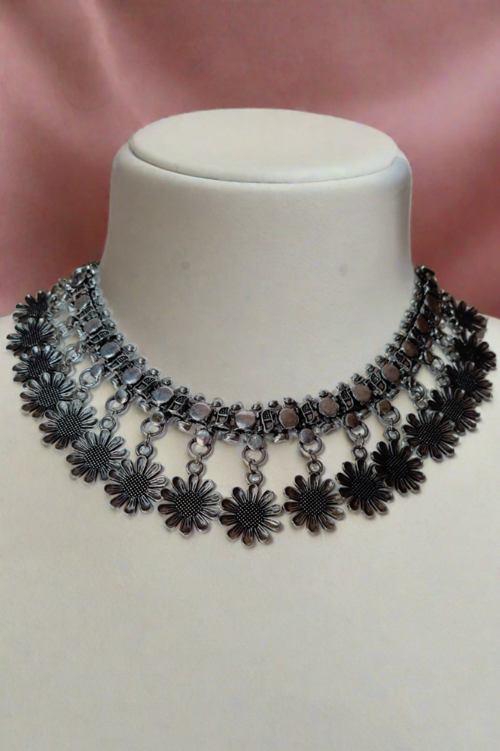 Roshni - Oxidised Collar Necklace