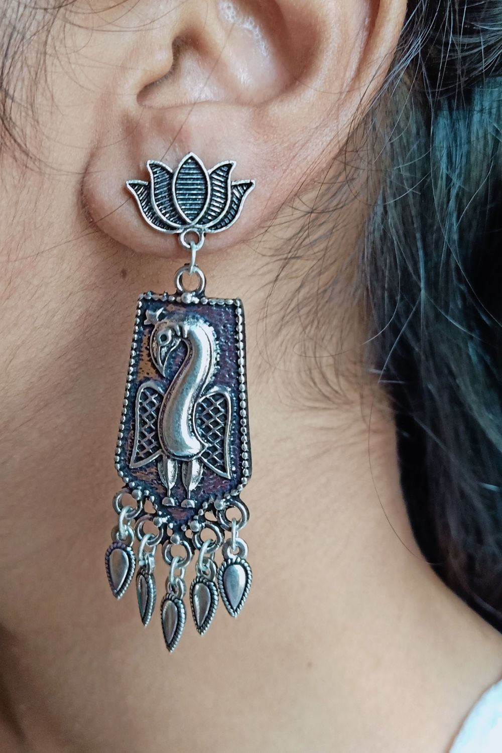 Ruchika - Oxidised Dangler