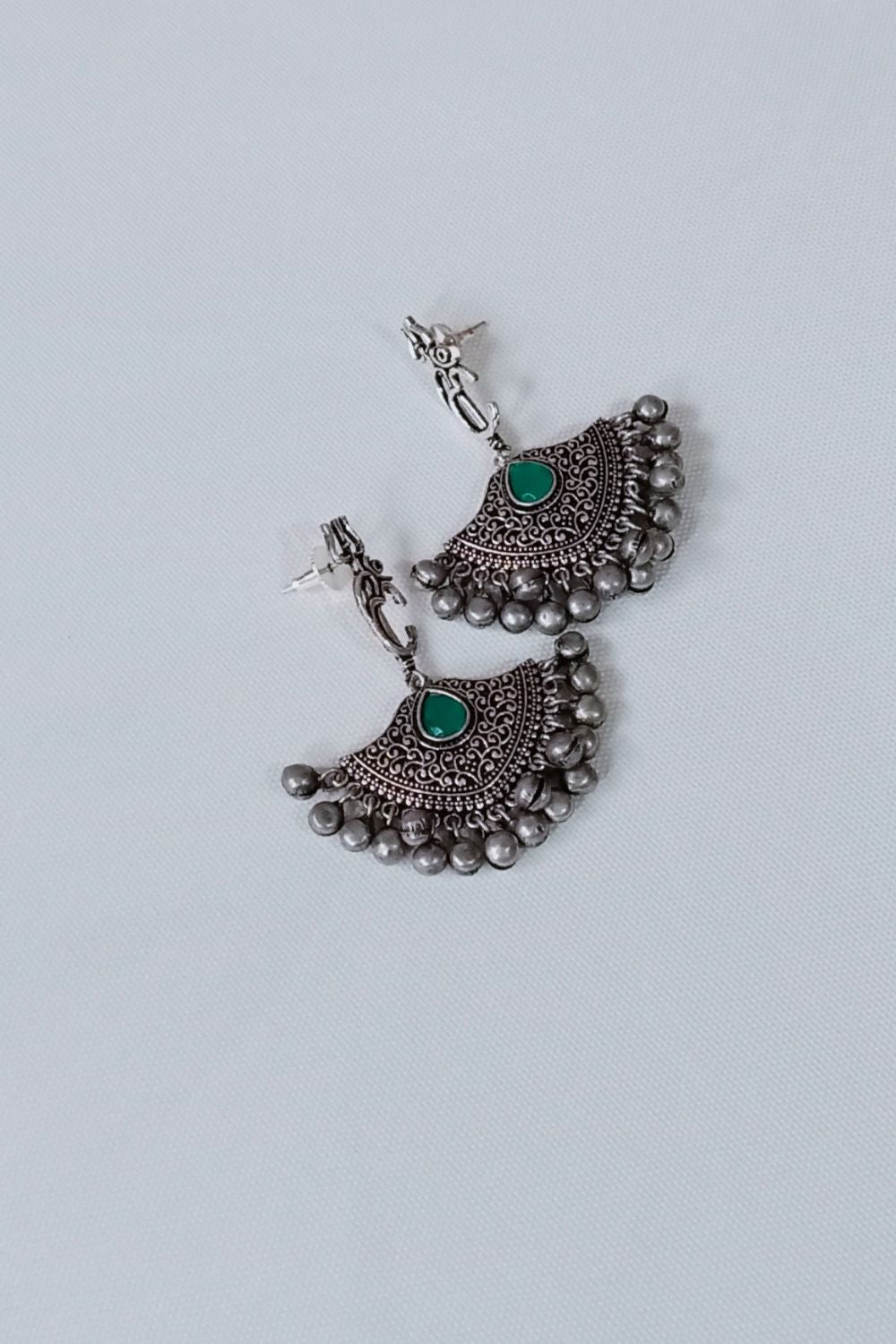 Rudra (Green) - Oxidised Dangler