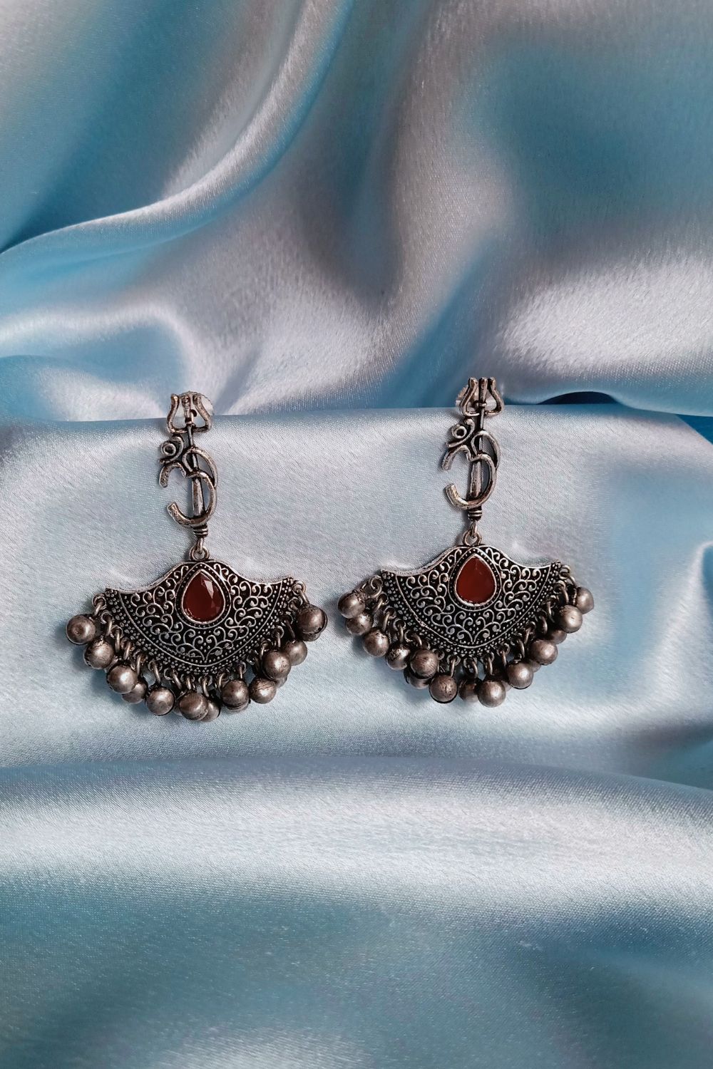 Rudra (Red) - Oxidised Dangler