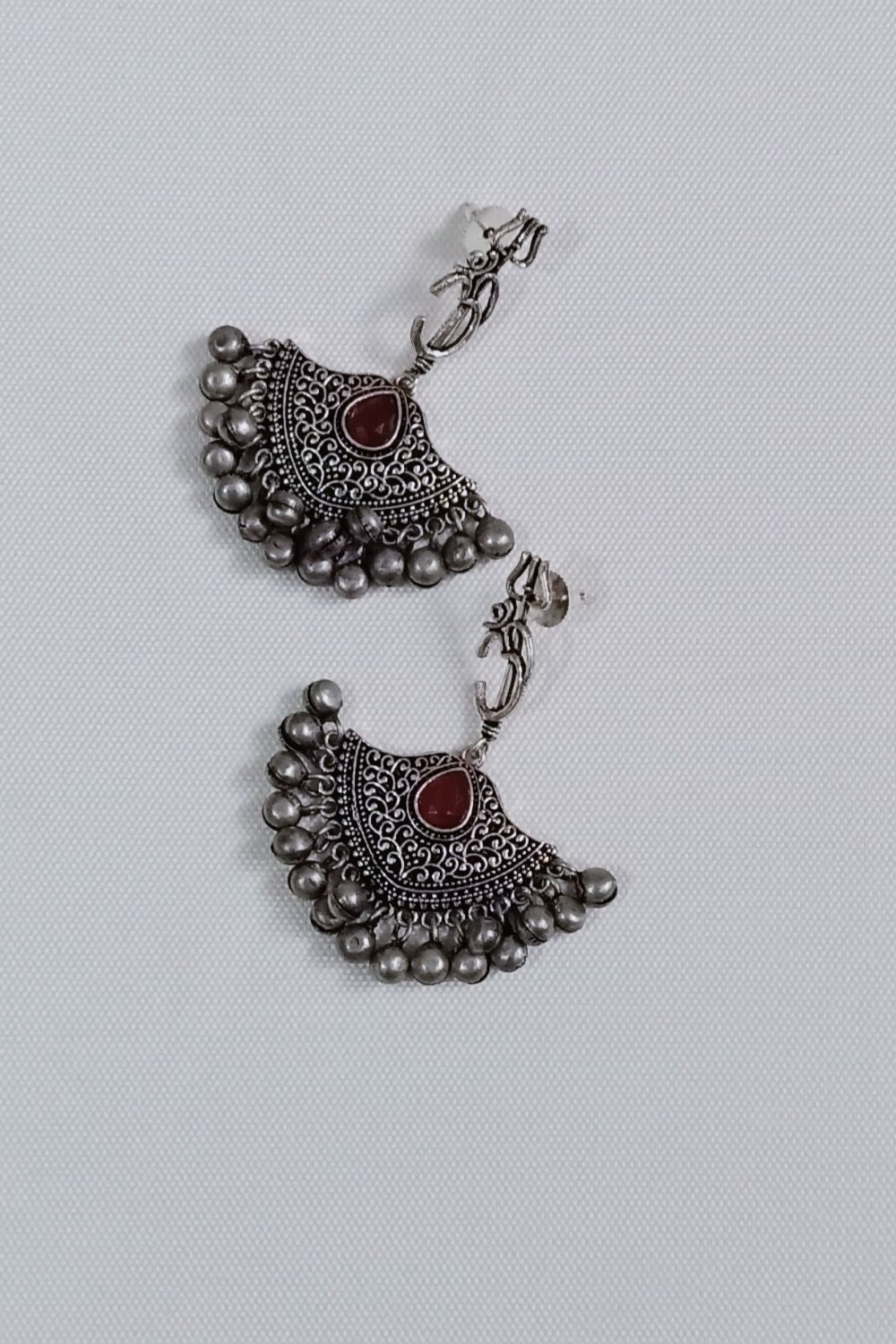 Rudra (Red) - Oxidised Dangler