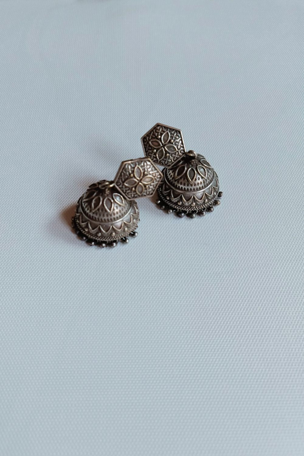 Runjhun - Premium Quality Oxidised Jhumki