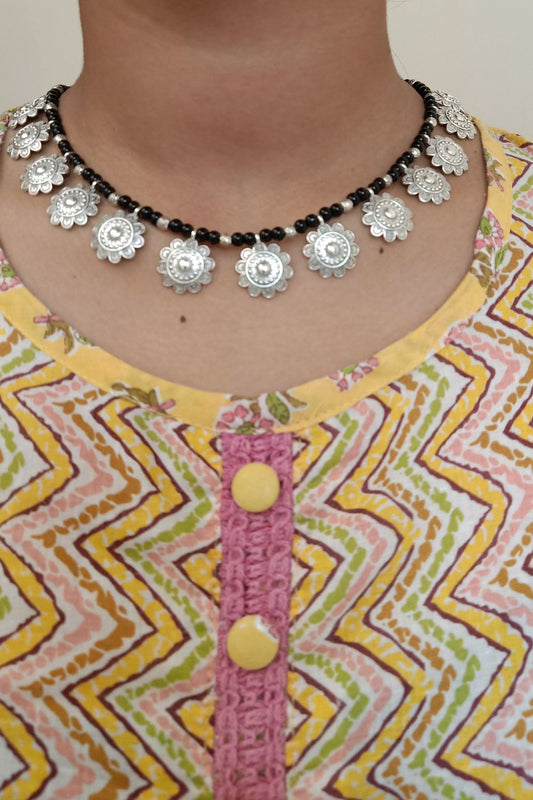 Sanjana - Oxidised Collar Necklace