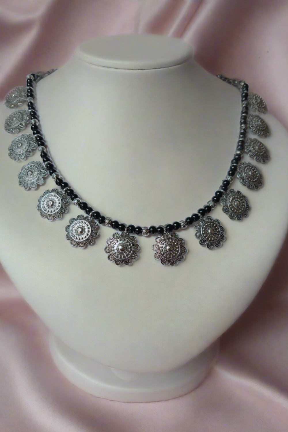 Sanjana - Oxidised Collar Necklace