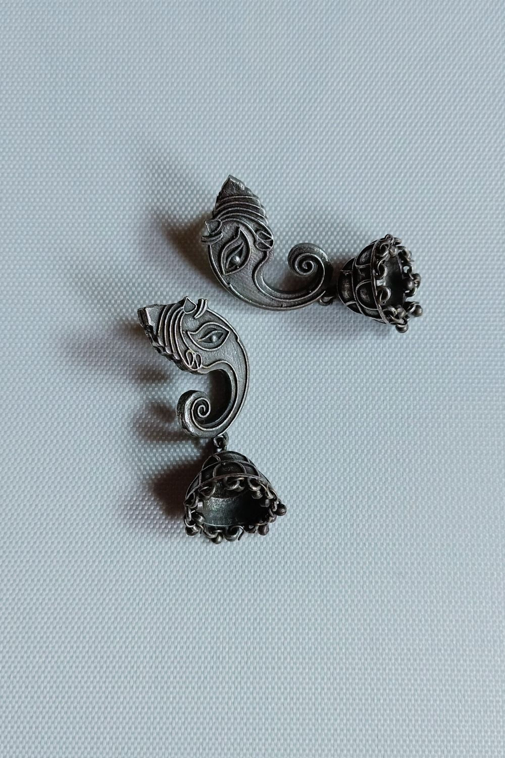 Shambhavi - Premium Quality Oxidised Jhumki