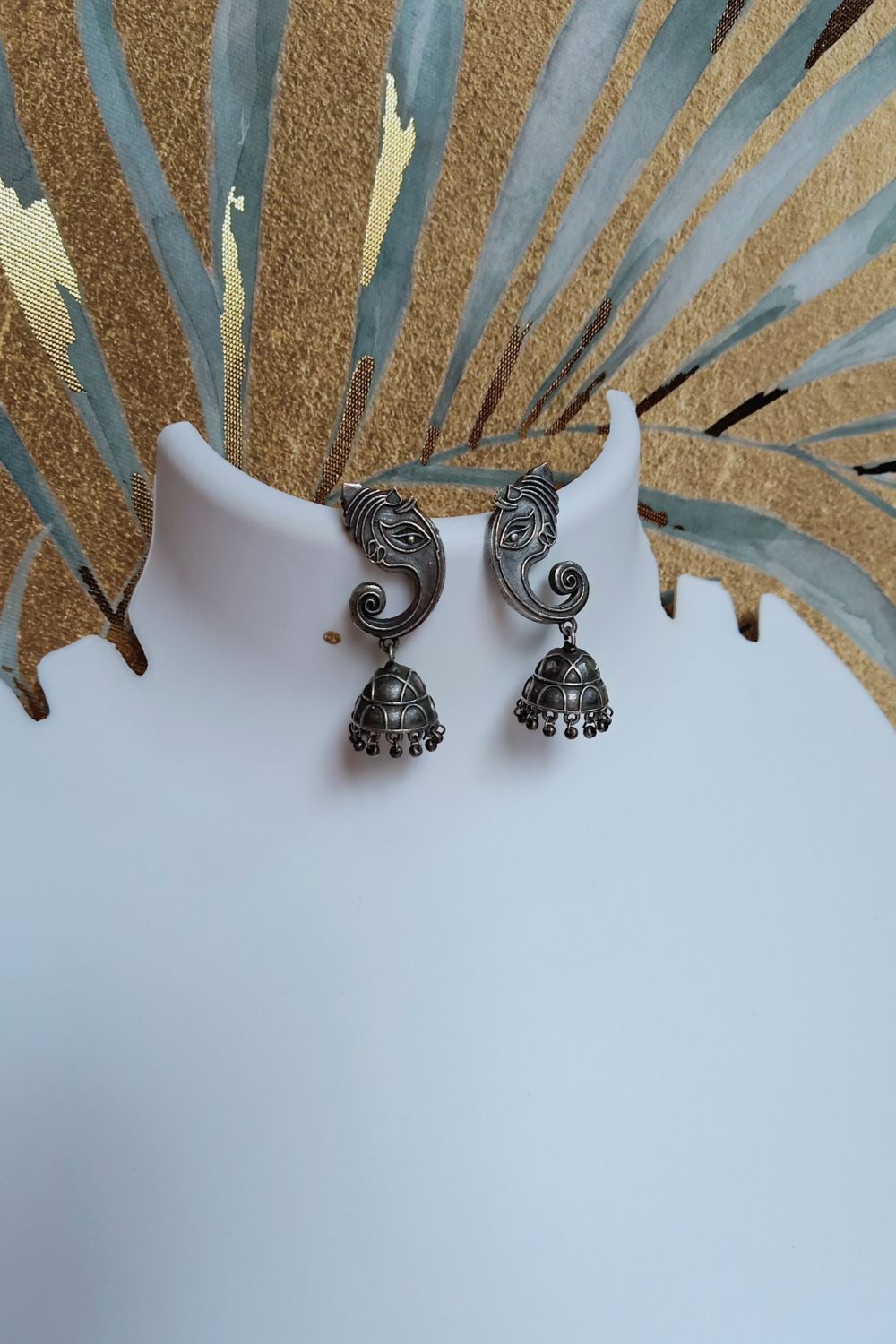 Shambhavi - Premium Quality Oxidised Jhumki