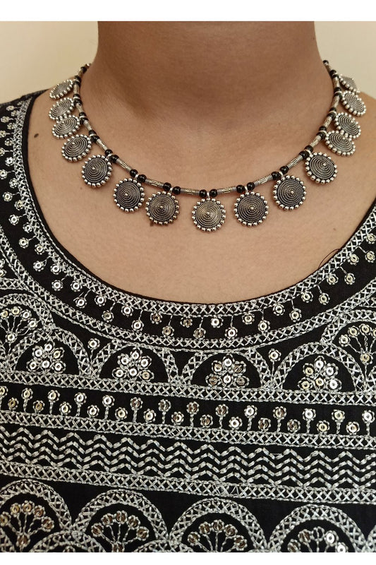 Shobhita - Oxidised Collar Necklace