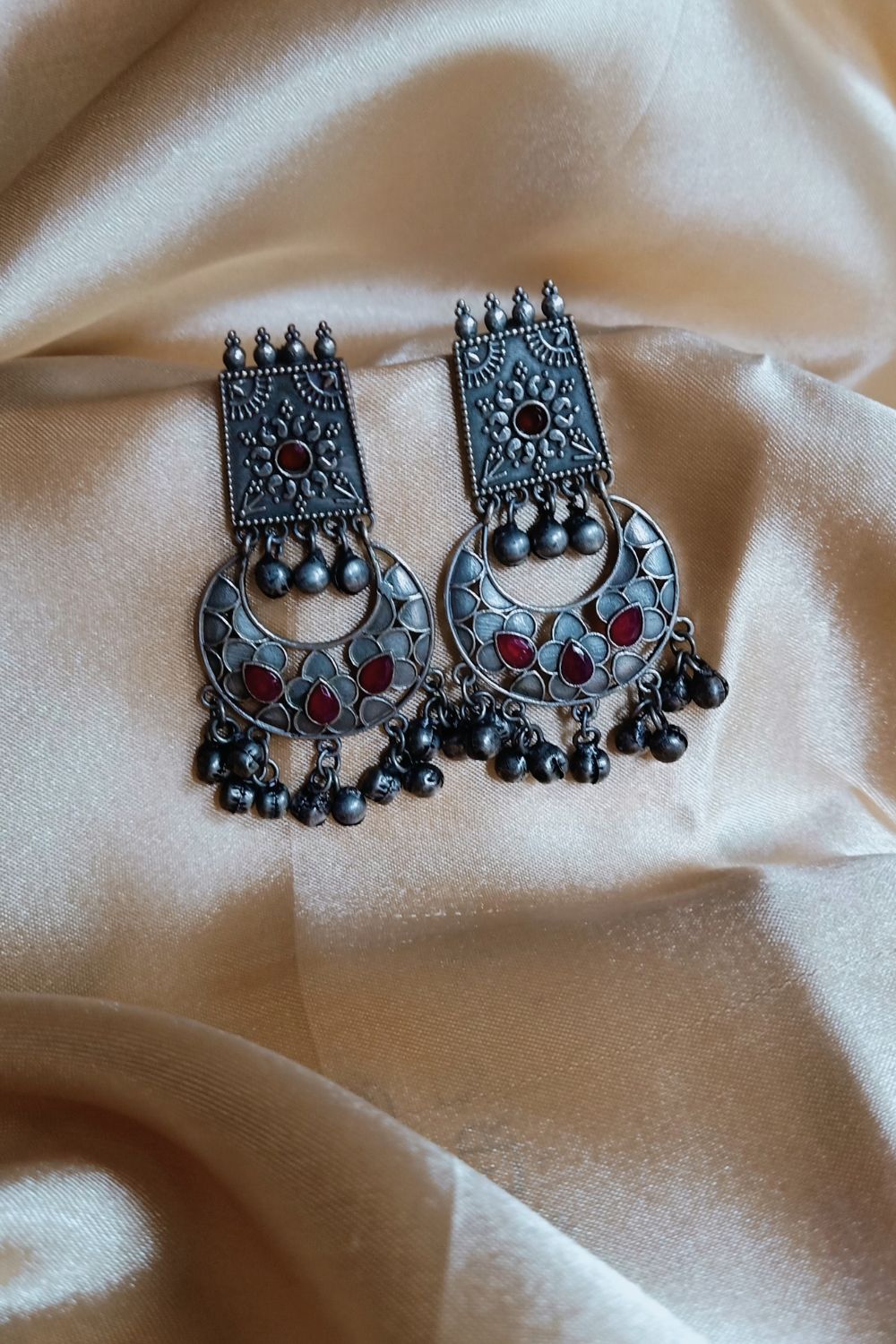 Shweta - Premium Quality Oxidised Chandbali