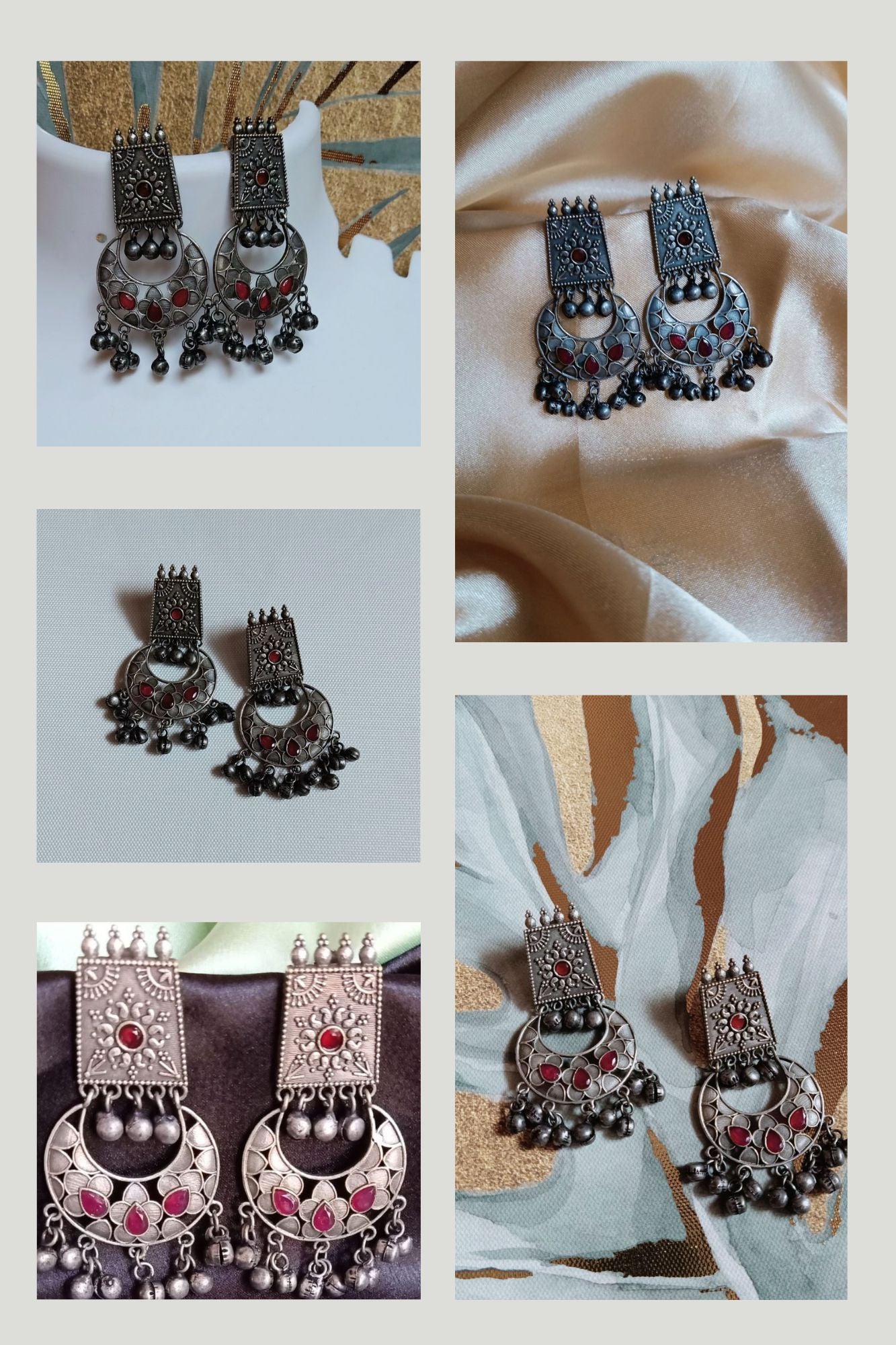 Shweta - Premium Quality Oxidised Chandbali