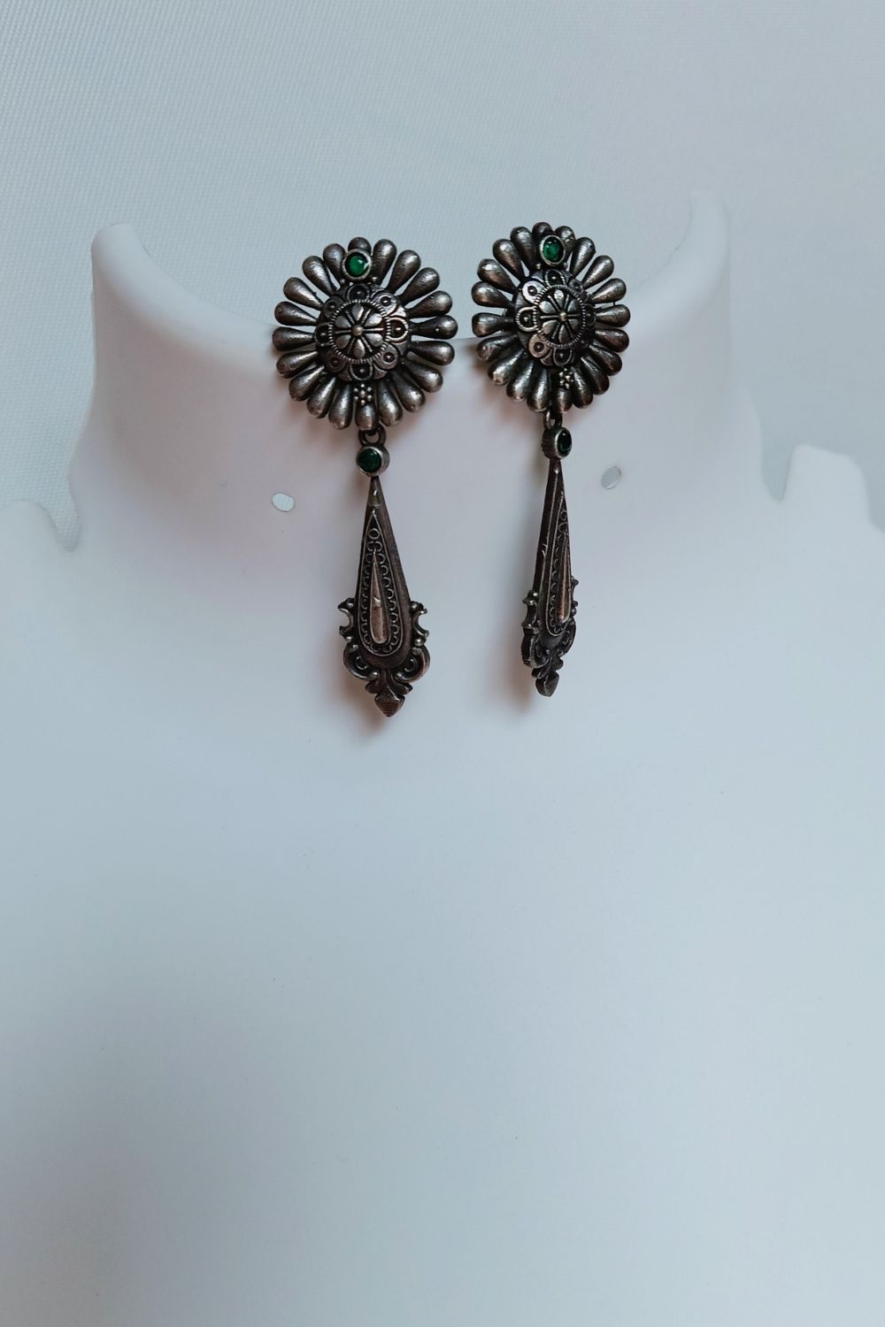 Surya (Green) - Premium Quality Oxidised Dangler