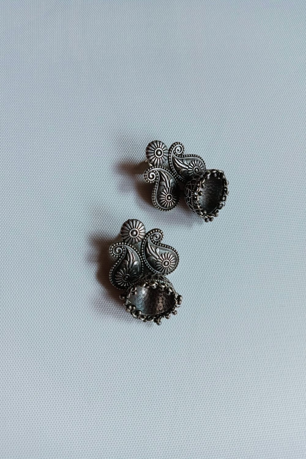 Tashi - Premium Quality Oxidised Jhumki